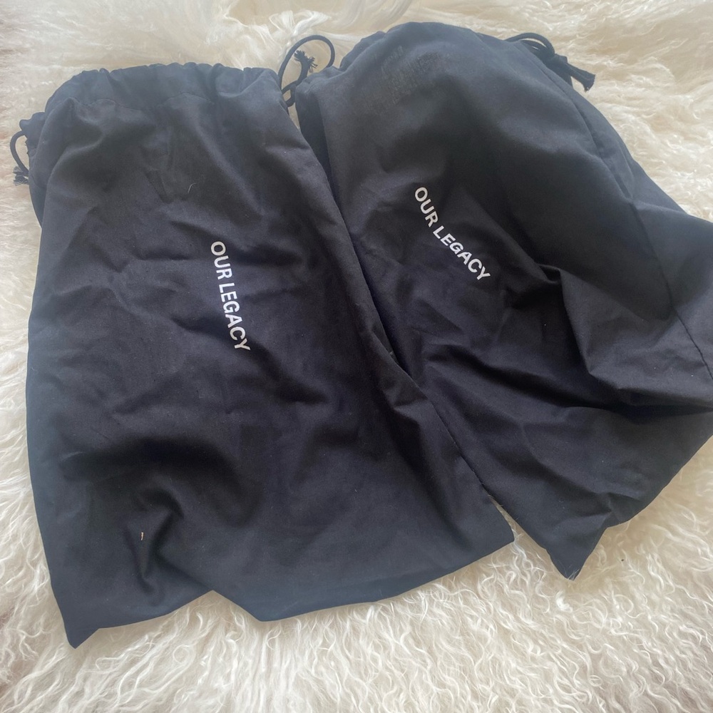 BNWOT Our Legacy a pair of shoe/dust bags!!!